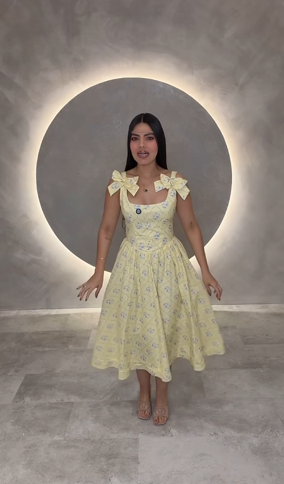 Vestido Estampado Floral Lace
