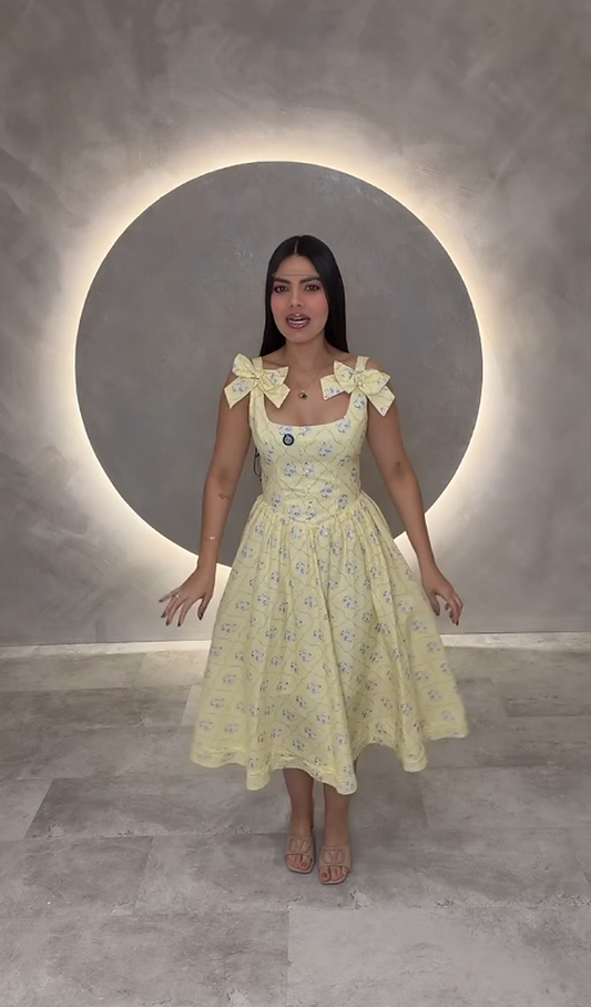 Vestido Estampado Floral Lace