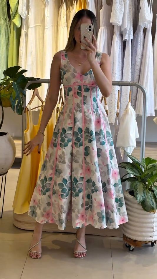 Vestido Estampado Dora
