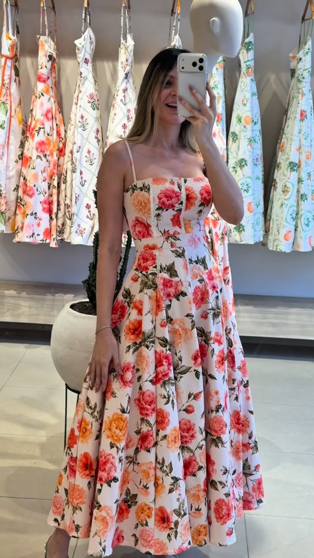 Vestido Estampado Rose
